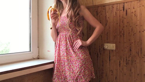 Случайно кончил в девственную киску сводной сестры